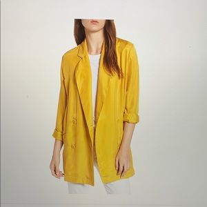 Golden yellow blazer/jacket